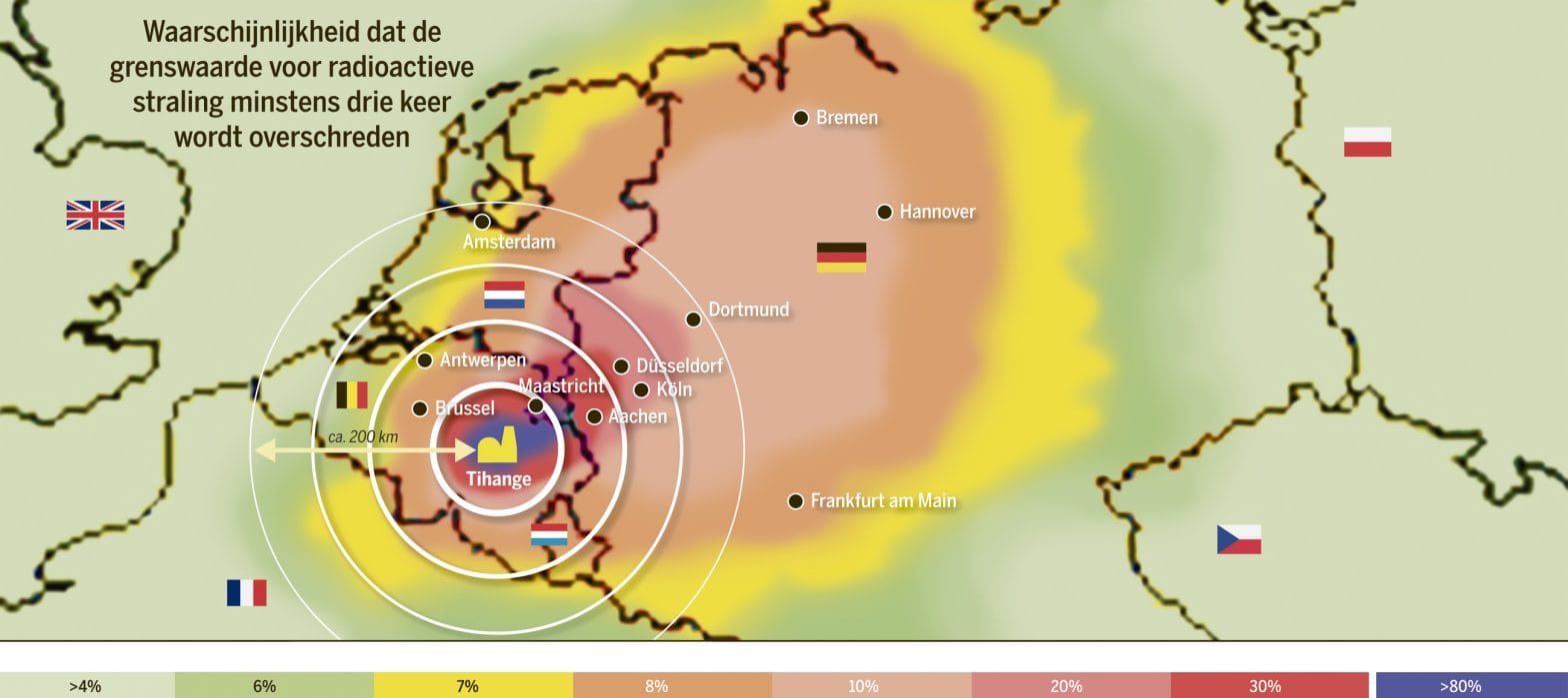 Fallout of Tihange, according to WISE.