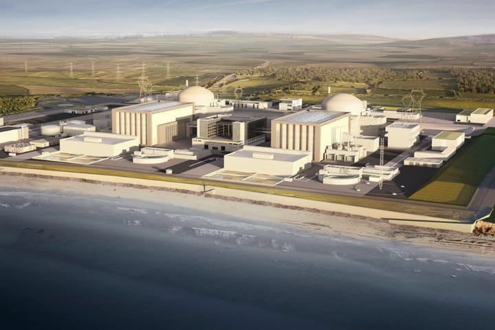 A 3D model of Hinkley Point C, shared by the UK government under the Open Government Licence 3.0